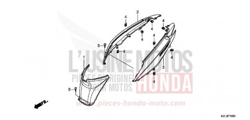 HOUSSE DE CARROSSERIE NSC110MPDC de 2012
